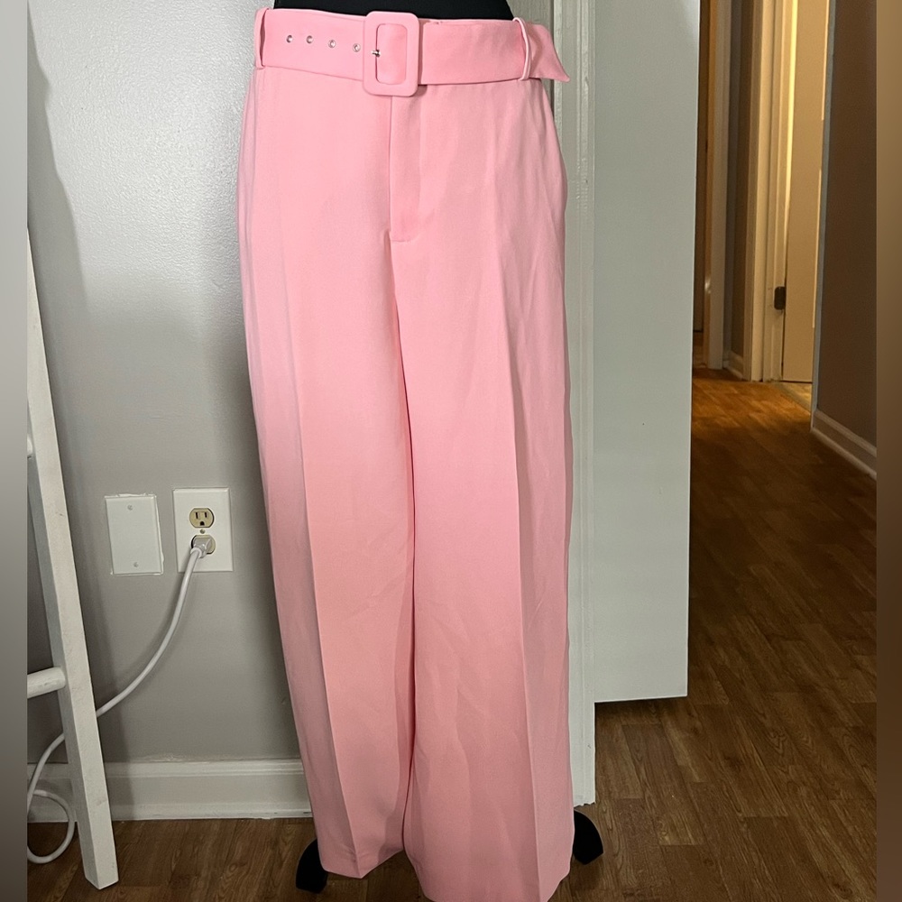 Zara bubble gum pink dress pants